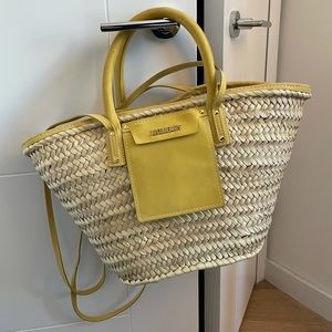 Jacquemus Le Panier Soleil Bag in Yellow